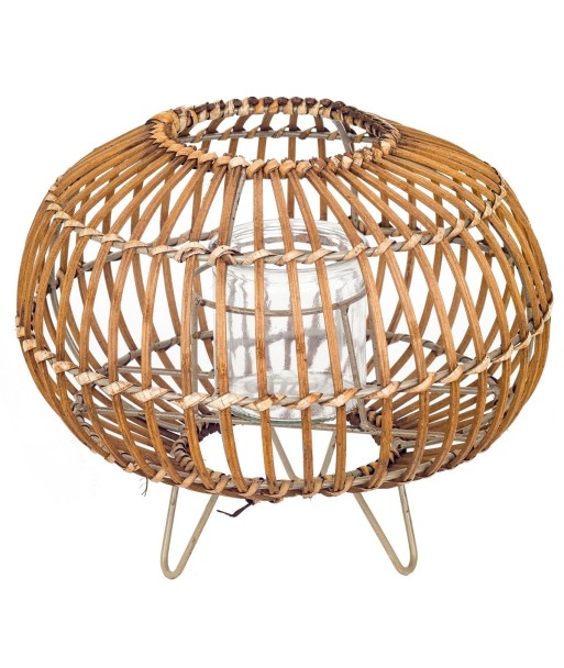 Signes Grimalt By SIGRIS - Candelabro Marrón de Espadaña | Candelabro Decoracion Candelabro Mesa 16x27x27cm