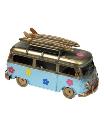 Furgoneta Vintage de Metal para Coleccionistas, Modelo Clásico, Regalo Perfecto, Vehículo Decorativo, 10 cm