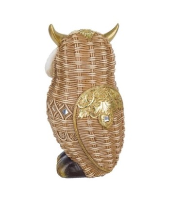 Signes Grimalt By SIGRIS - Figura Búho Dorado de Resina | Figura de Búho Figuras De Resina Para Jardin Figura