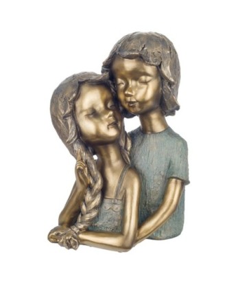 By Sigris - Figura Pareja Jóvenes Dorado de Resina | Figura de persona Figuras De Resina Para Jardin Figura Resina