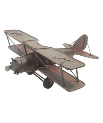 Avión Vintage de Metal para Coleccionistas y Decoración, Modelo de Aviación, Regalo Perfecto, 27 cm de Largo