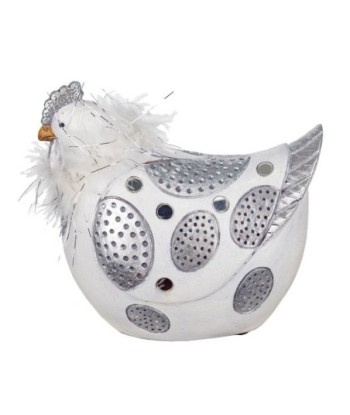 Signes Grimalt By SIGRIS - Figura Gallina Blanco de Resina | Figura de Gallina Figuras De Resina Para Jardin Figura