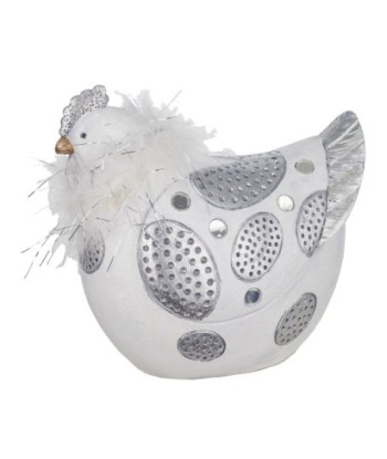 Signes Grimalt By SIGRIS - Figura Gallina Blanco de Resina | Figura de Gallina Figuras De Resina Para Jardin Figura