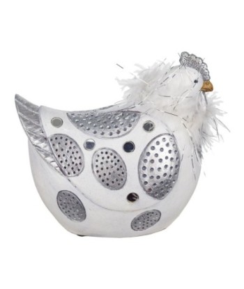 Signes Grimalt By SIGRIS - Figura Gallina Blanco de Resina | Figura de Gallina Figuras De Resina Para Jardin Figura