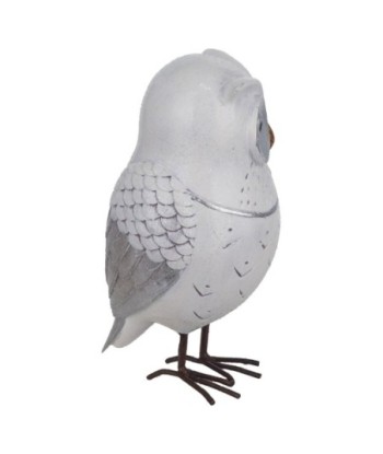 Signes Grimalt By SIGRIS - Figura Búho Blanco de Resina | Figura de Búho Figuras De Resina Para Jardin Figura