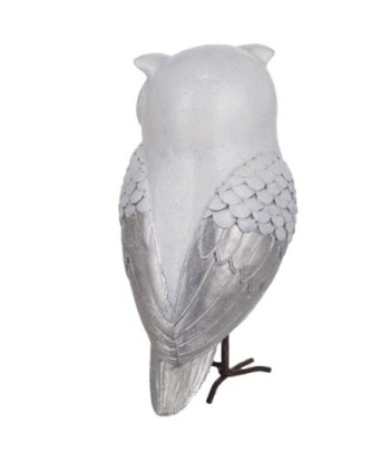 Signes Grimalt By SIGRIS - Figura Búho Blanco de Resina | Figura de Búho Figuras De Resina Para Jardin Figura