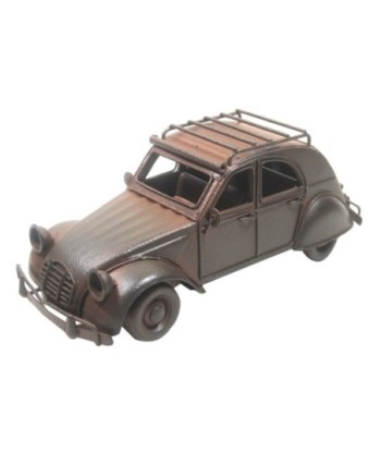 Coche Vintage de Metal para Coleccionistas - Modelo Clásico de 4 Puertas, Regalo Perfecto para Amantes de los