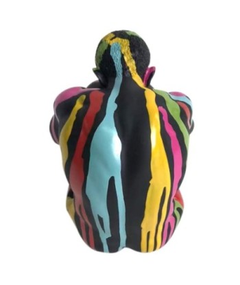 Signes Grimalt By SIGRIS - Figura Hombre Desnudo Negro de Resina | Figura de Persona Figuras Decorativas Decoracion
