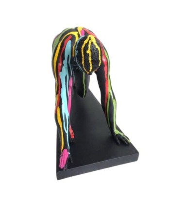 Signes Grimalt By SIGRIS - Figura Hombre Desnudo Negro de Resina | Figura de Persona Figuras Decorativas Decoracion