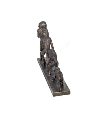 By Sigris - Figura evolución del mono Negro de Resina | Figura de Persona Figuras De Resina Para Jardin Figura