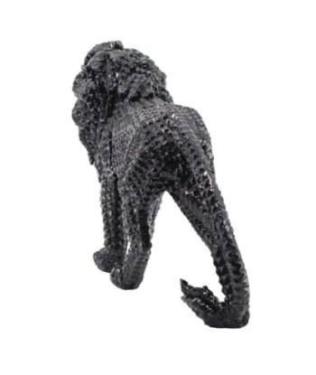 Signes Grimalt By SIGRIS - Figura Leon Negro de Resina | Figura de León Figuras Decorativas Decoracion Salon 24x10x45cm