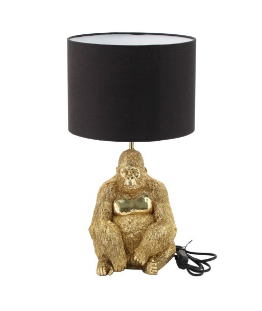 Signes Grimalt By SIGRIS - Lámpara en forma Orangutan Dorado de Resina | Lámpara de Pie Lampara Mesa De Noche