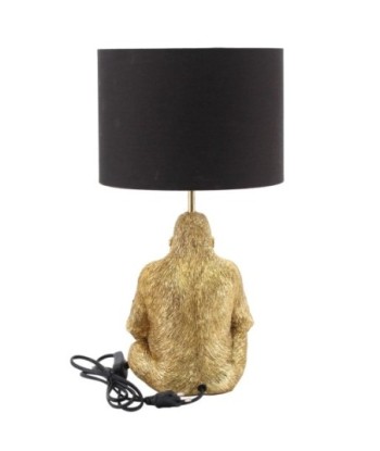 Signes Grimalt By SIGRIS - Lámpara en forma Orangutan Dorado de Resina | Lámpara de Pie Lampara Mesa De Noche