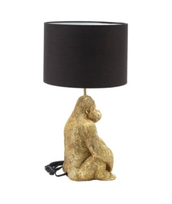 Signes Grimalt By SIGRIS - Lámpara en forma Orangutan Dorado de Resina | Lámpara de Pie Lampara Mesa De Noche
