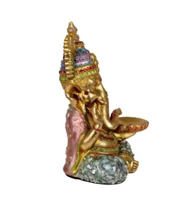 Signes Grimalt By SIGRIS - Portavelas ganesha Dorado de Resina | Portavelas Figuras Decorativas Decoracion Salon