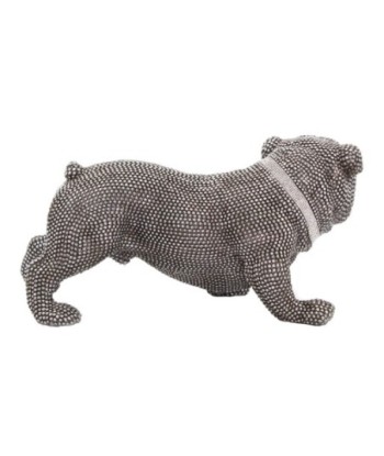 Signes Grimalt By SIGRIS - Figura Perro Bulldog Plateado de Resina | Figura de Perro Figuras Decorativas Decoracion