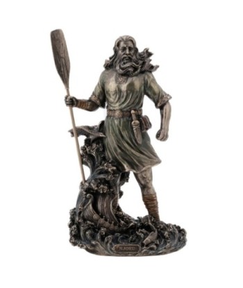 Signes Grimalt By SIGRIS - Figura Dios Del Norte Njord Dorado de Resina | Figura de Persona Figuras De Resina