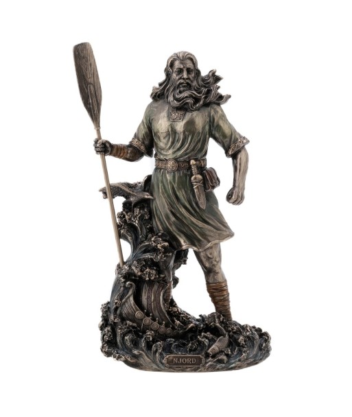 Signes Grimalt By SIGRIS - Figura Dios Del Norte Njord Dorado de Resina | Figura de Persona Figuras De Resina