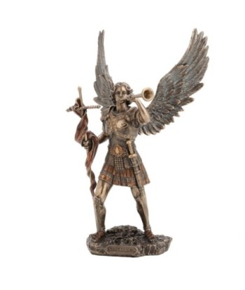 Signes Grimalt By SIGRIS - Figura Arcángel San Gabriel Dorado de Resina | Figura de Persona Figuras De Resina
