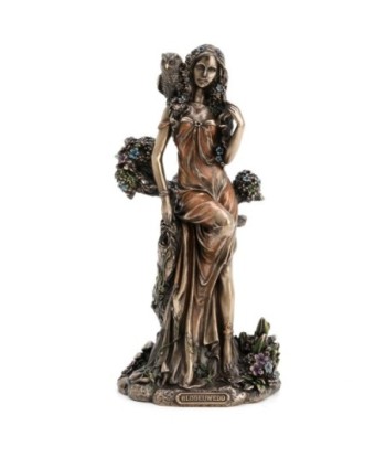 Signes Grimalt By SIGRIS - Figura Blodewedd Reina Celta Dorado de Resina | Figura de Persona Figuras De Resina