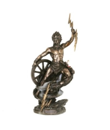 By Sigris - Figura Taranis Dios Celta Dorado de Resina | Figura de Persona Figuras De Resina Para Jardin Figura