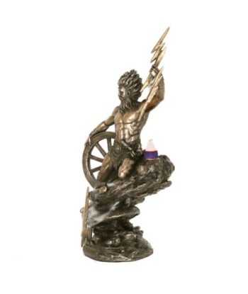 By Sigris - Figura Taranis Dios Celta Dorado de Resina | Figura de Persona Figuras De Resina Para Jardin Figura