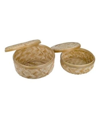 Signes Grimalt By SIGRIS - Cestas redondas 2 Unidades Marrón de Fibra Vegetal-Cuerda | Cesta Cesta Decorativa