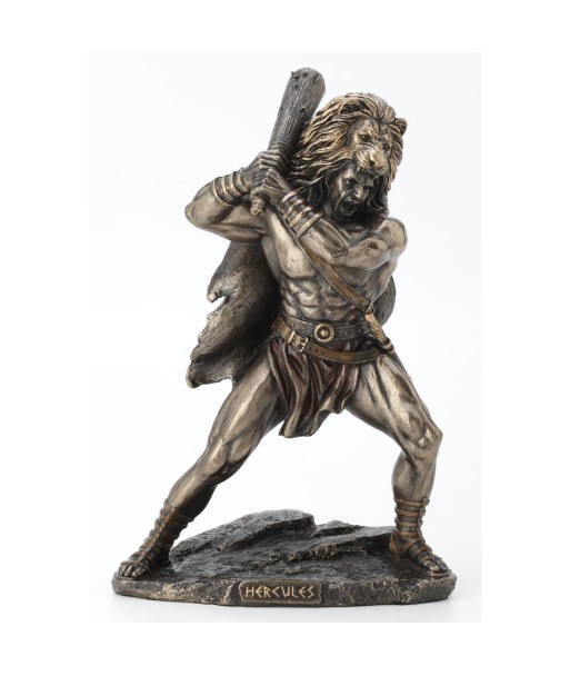 Figura Mitológica Hércules en Resina Clásica - Estatua Decorativa para Coleccionistas y Amantes de la Mitología