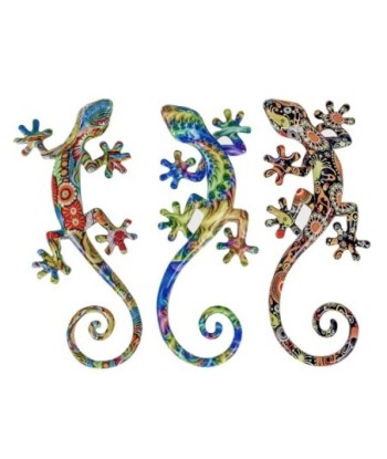 Signes Grimalt By SIGRIS - Figura Lagarto 3 Unidades Multicolor de Resina | Figura de Lagarto Figuras De Resina