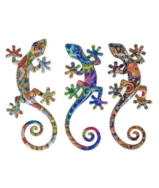 Signes Grimalt By SIGRIS - Figura Lagarto 3 Unidades Multicolor de Resina | Figura de Lagarto Figuras De Resina