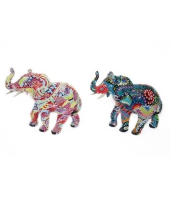 Signes Grimalt By SIGRIS - Figura Elefante 2 Unidades Multicolor de Resina | Figura de Elefante Figuras De Resina
