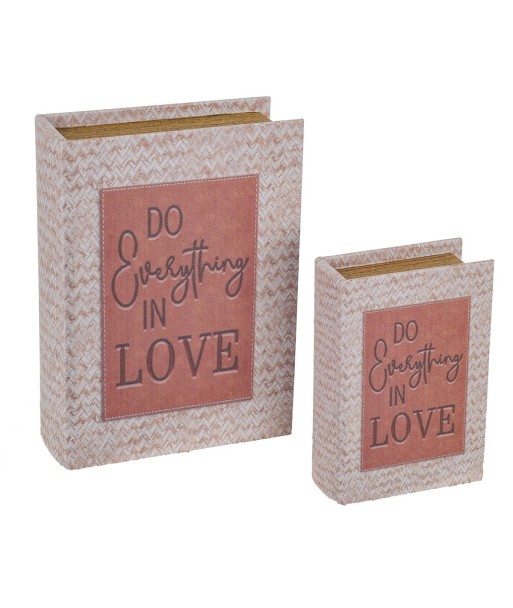 Signes Grimalt By SIGRIS - Cajas Libro 2 Unidades Naranja de Mdf Y Pvc | Cajas de libro Libros Decorativos Caja