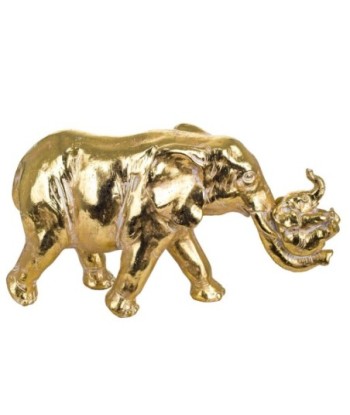 Signes Grimalt By SIGRIS - Figura Elefante Dorado de Resina | Figura de Elefante Figuras De Resina Para Jardin