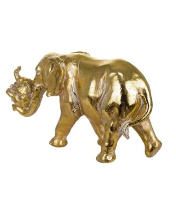 Signes Grimalt By SIGRIS - Figura Elefante Dorado de Resina | Figura de Elefante Figuras De Resina Para Jardin
