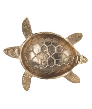 ORIGEN Home Decor - Plato tortuga vaciabolsillos  Decoracion | Bandejas Dorado - 5x22x25 cm