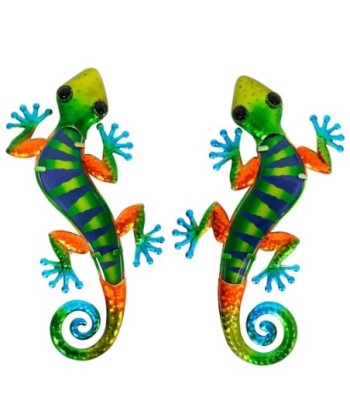 Signes Grimalt  By Sigris - Adorno Lagarto Pack 2 Unidades Adorno Pared | Jardin Verde - 1x14x30 cm