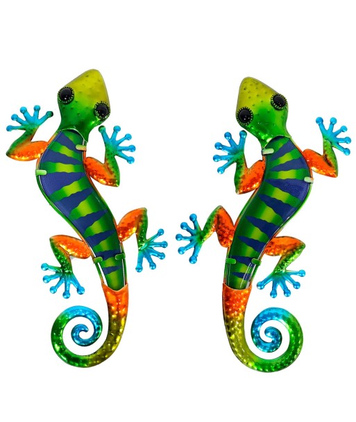 Signes Grimalt  By Sigris - Adorno Lagarto Pack 2 Unidades Adorno Pared | Jardin Verde - 1x14x30 cm