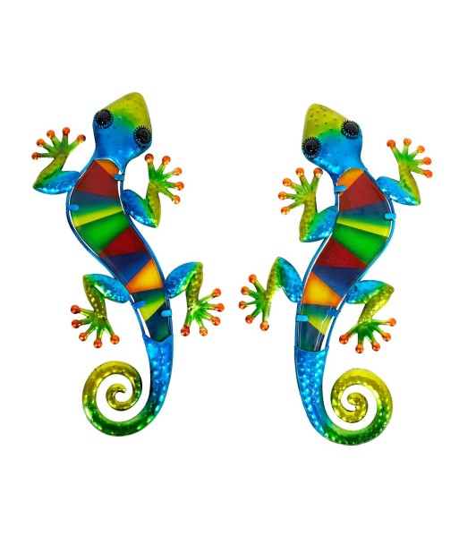 Signes Grimalt  By Sigris - Adorno Lagarto Pack 2 Unidades Adorno Pared | Jardin Verde - 1x14x30 cm