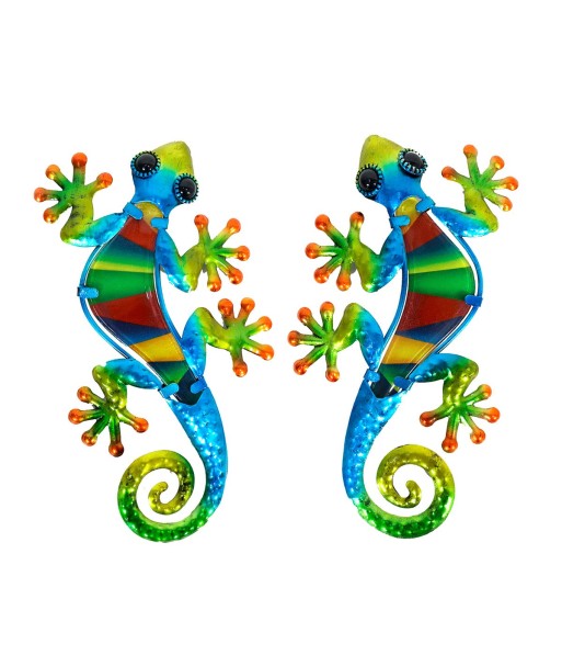 Signes Grimalt  By Sigris - Adorno Lagarto Pack 2 Unidades Adorno Pared | Jardin Verde - 1x12x21 cm