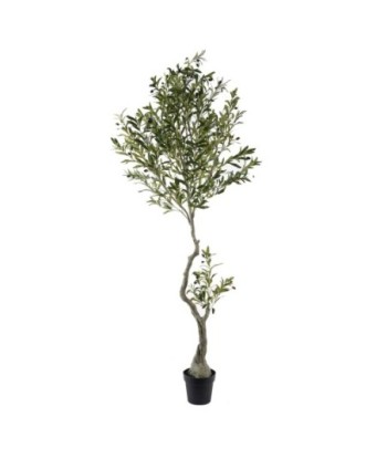 Árbol de Olivo Artificial Grande para Decoración Interior y Exterior, Ideal para Jardines, Salones y Eventos