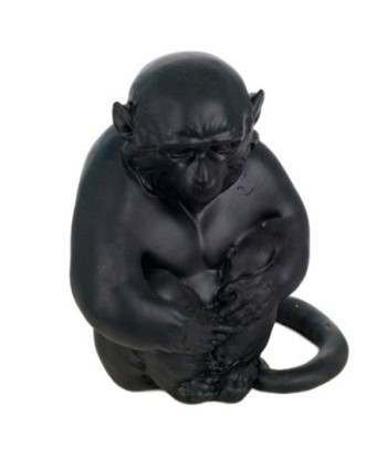 Signes Grimalt By SIGRIS - Figura Monos Negro de Resina | Figura de Mono Figuras Decoracion Figuras Decoracion