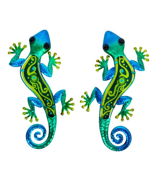 Signes Grimalt  By Sigris - Adorno Lagarto Pack 2 Unidades Adorno Pared | Jardin Verde - 1x14x30 cm