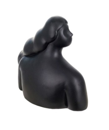 Signes Grimalt By SIGRIS - Busto Mujer Negro de Resina | Figura de Persona Figuras De Resina Para Jardin Figura