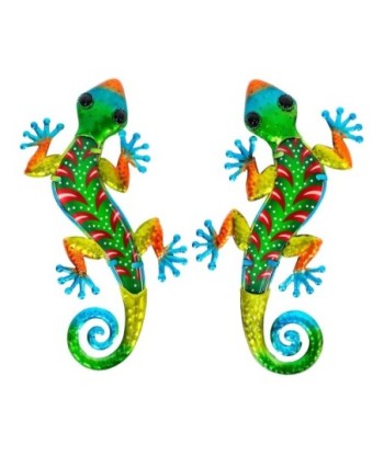 Signes Grimalt  By Sigris - Adorno Lagarto Pack 2 Unidades Adorno Pared | Jardin Verde - 1x14x30 cm