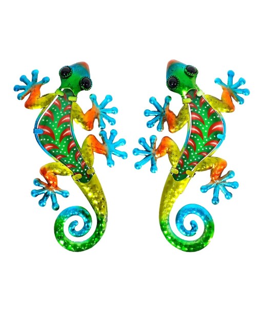 Signes Grimalt  By Sigris - Adorno Lagarto Pack 2 Unidades Adorno Pared | Jardin Verde - 1x12x21 cm