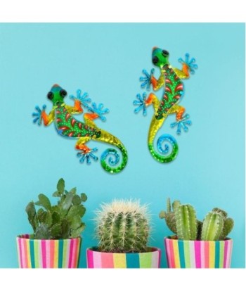 Signes Grimalt  By Sigris - Adorno Lagarto Pack 2 Unidades Adorno Pared | Jardin Verde - 1x12x21 cm