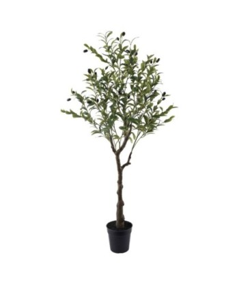 Árbol Olivo Artificial Pequeño Decorativo para Jardín, Oficina o Hogar - Planta de PVC Realista, Ideal para Regalos