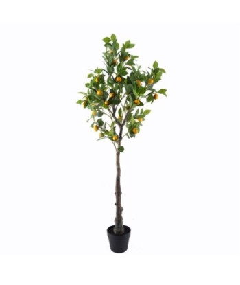 Árbol Limón Artificial Xgra 160 cm - Decoración Naturalista para Hogar, Oficina y Eventos - Planta Verde Realista