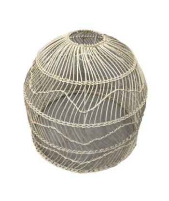 Signes Grimalt By SIGRIS - Lámpara Marrón de Rattan | Lámpara de Pie Lampara Mesa De Noche Lamparas Marroqui 40x45x45cm