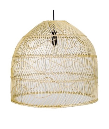Signes Grimalt By SIGRIS - Lámpara Marrón de Rattan | Lámpara de Pie Lampara Mesa De Noche Lamparas Marroqui 40x45x45cm